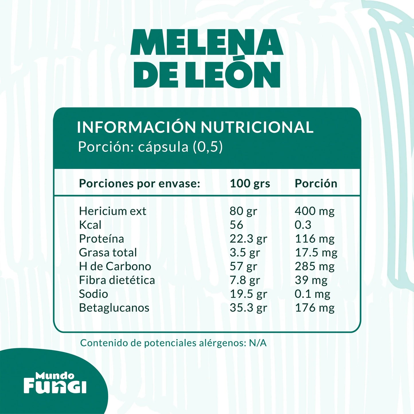 Melena de León 500mg - Claridad Mental