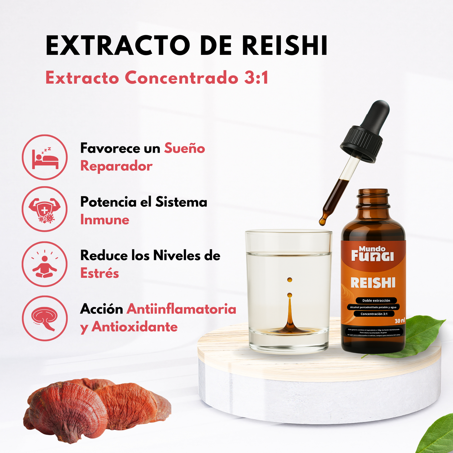 Extracto Reishi 30 Ml