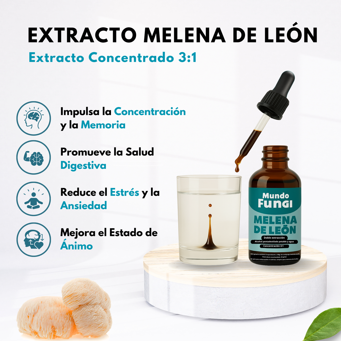 Extracto Melena de león 30 Ml
