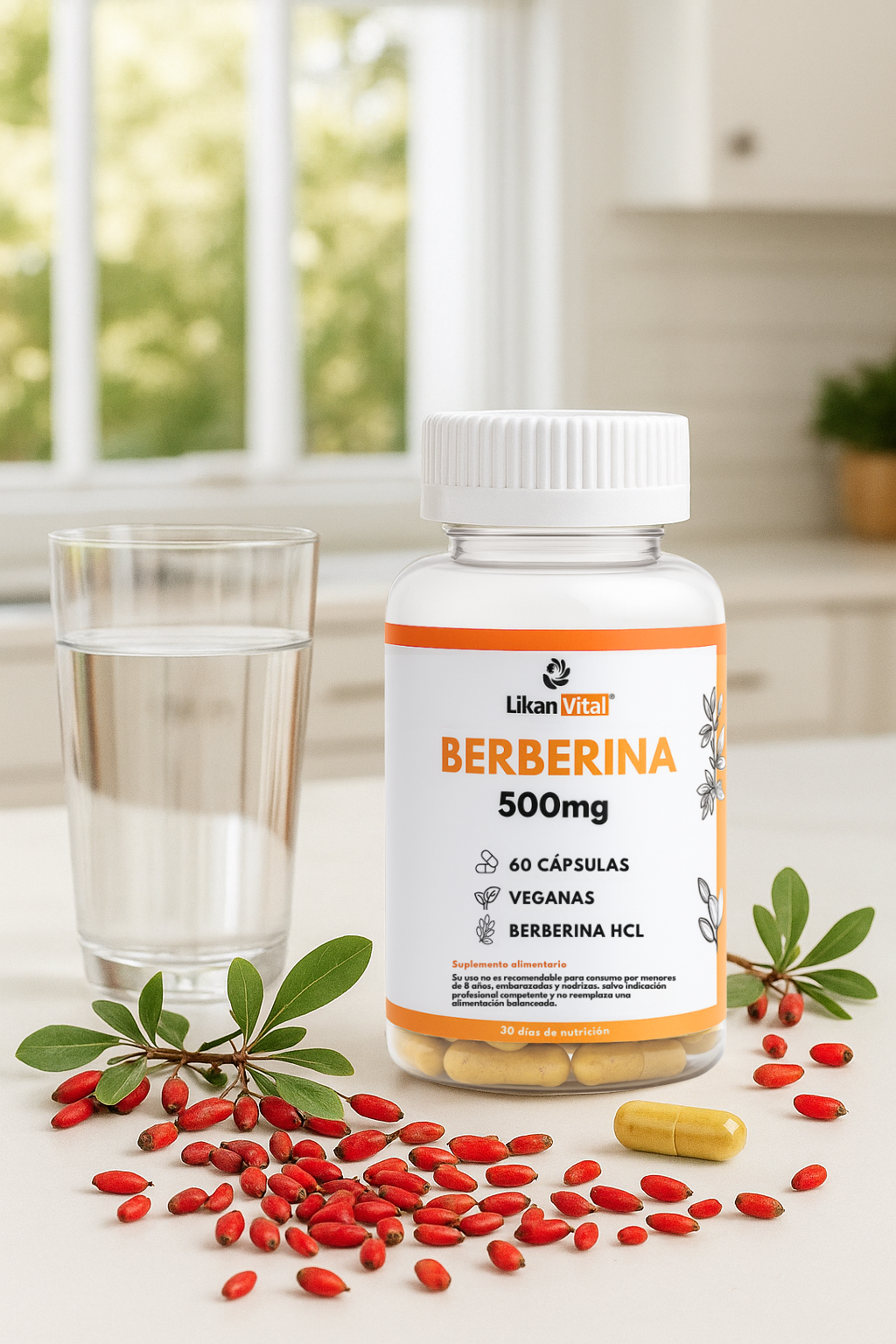Berberina 500mg - Control Glucosa