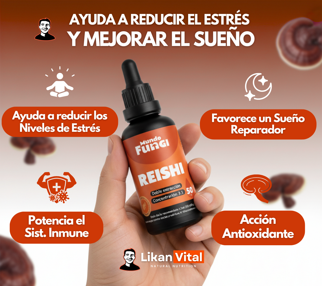 Pack Triple Magnesio + Reishi en Gotas 50ml