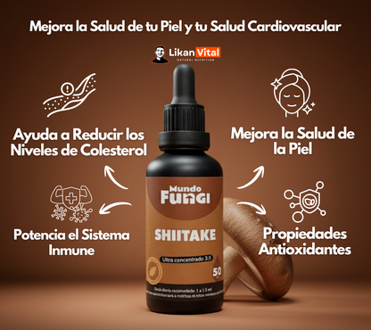 Shiitake Extracto en Gotas 50ml