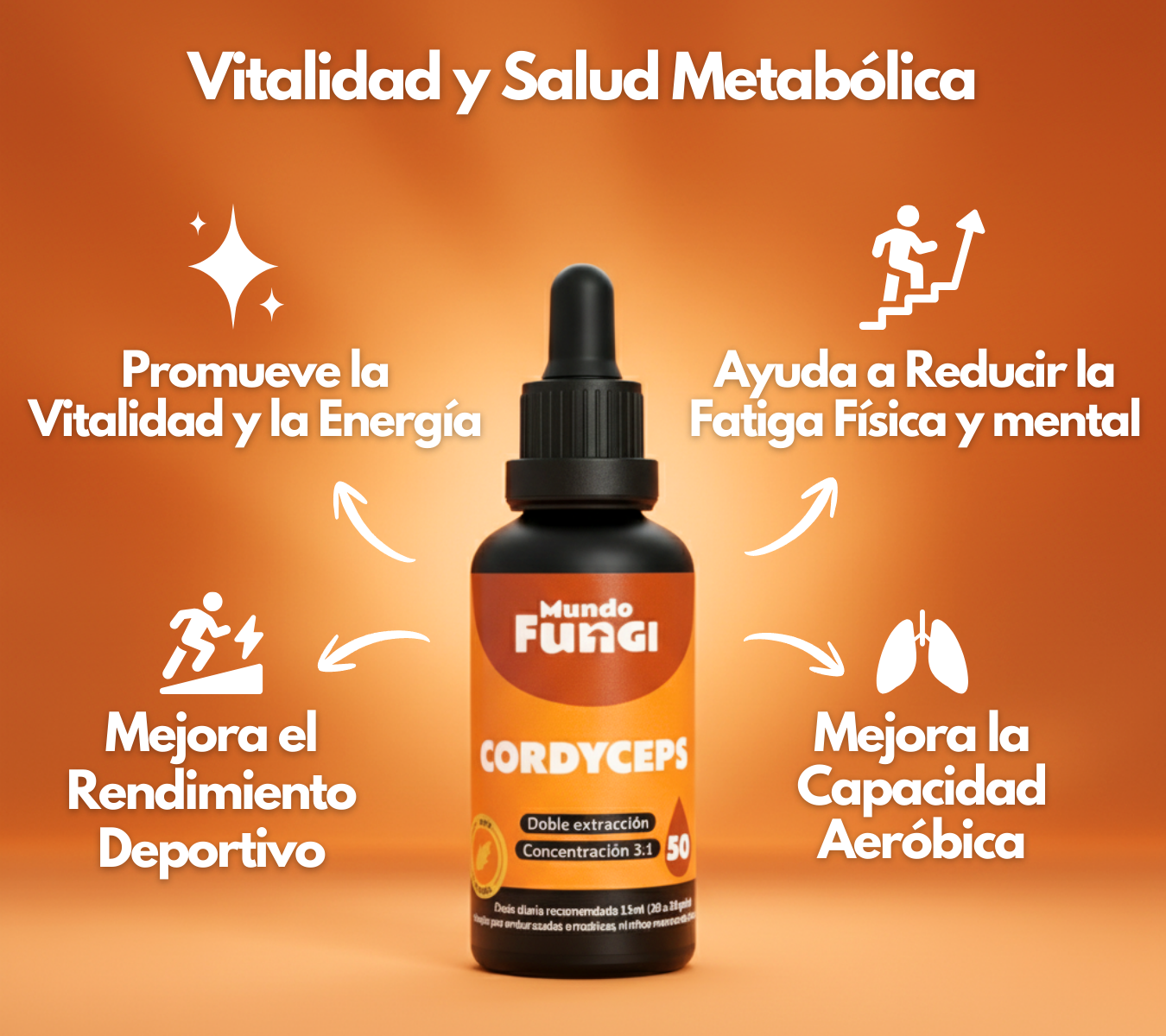 Extracto Cordyceps 50 Ml