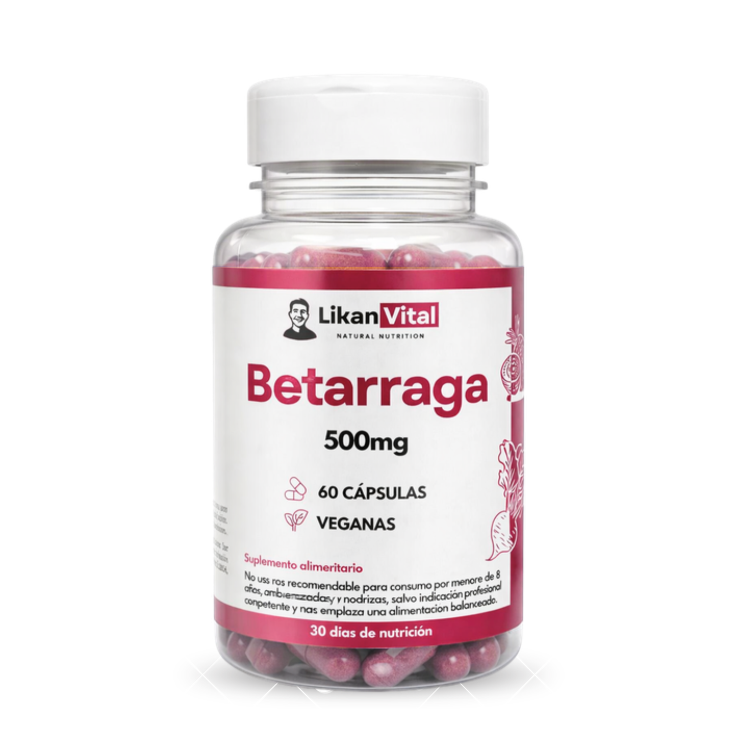 Betarraga En Cápsulas 500mg