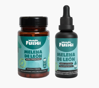 Pack Melena de León - Cápsulas y Gotas