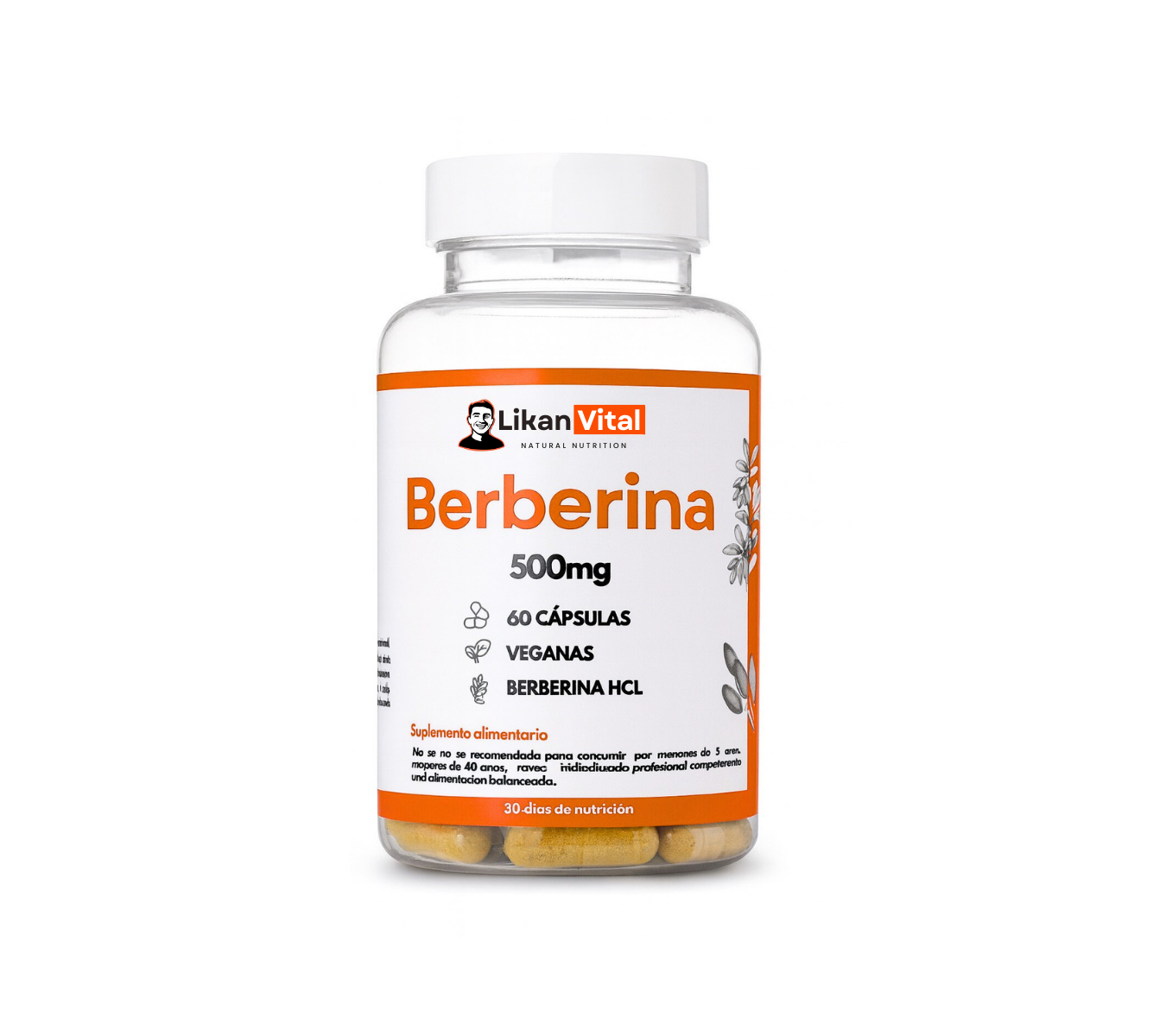 Berberina 500mg - Control Glucosa
