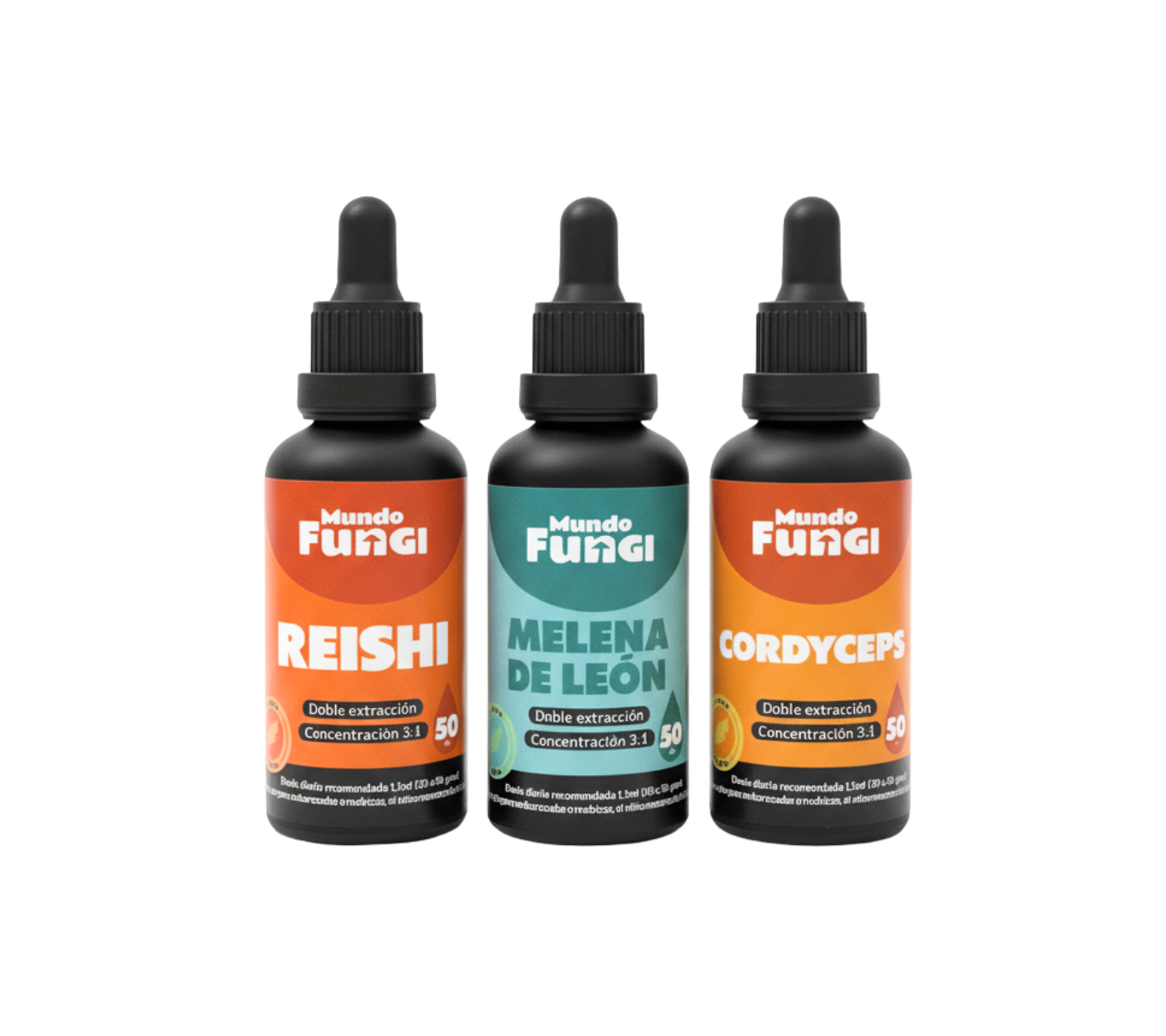 Tripack Cerebro Vital | Melena de león, Cordyceps y Reishi