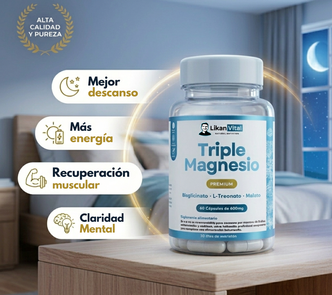 Triple Magnesio Premium 600mg
