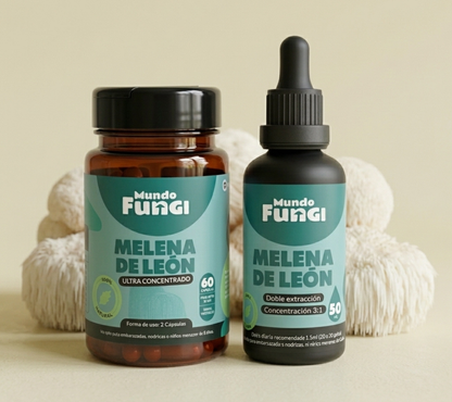 Pack Melena de León - Cápsulas y Gotas