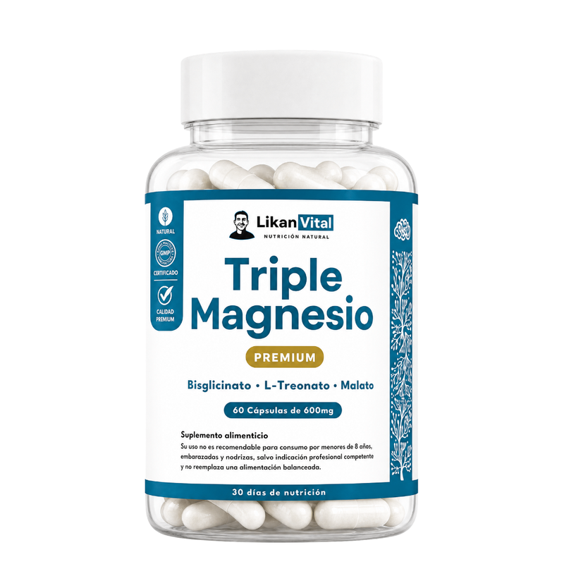 Triple Magnesio Premium 600mg