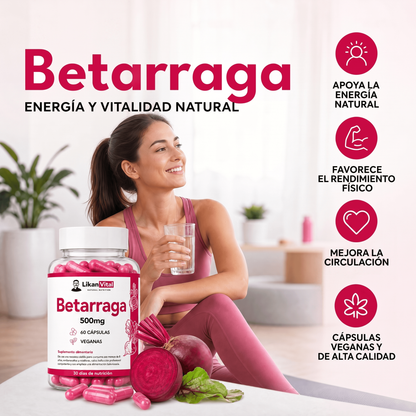 Betarraga En Cápsulas 500mg