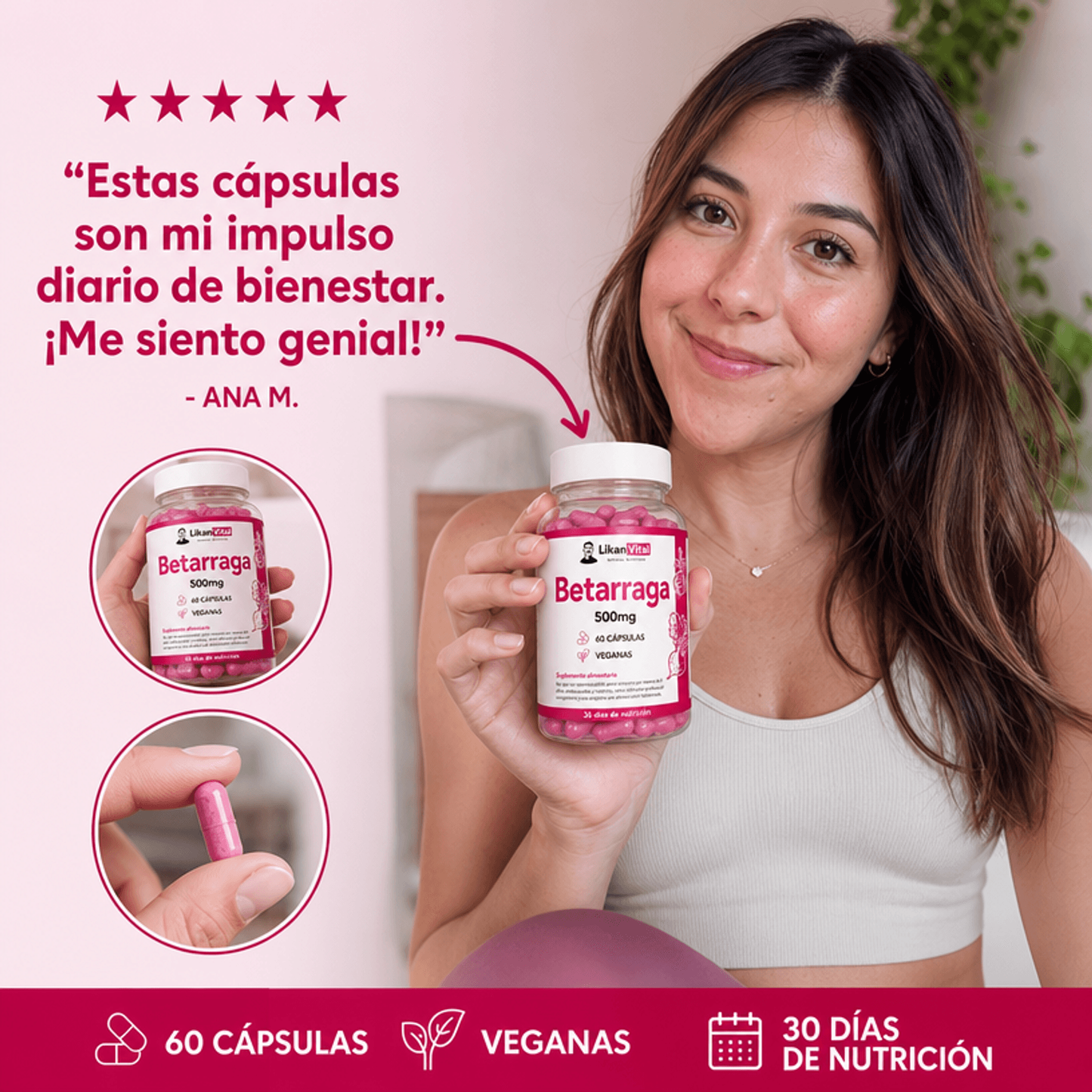 Betarraga En Cápsulas 500mg