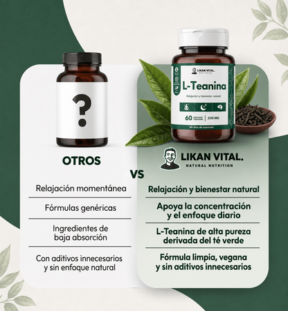 L-Teanina 200mg 60 Cápsulas