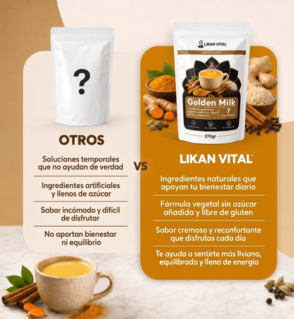 Golden Milk 270gr en Polvo