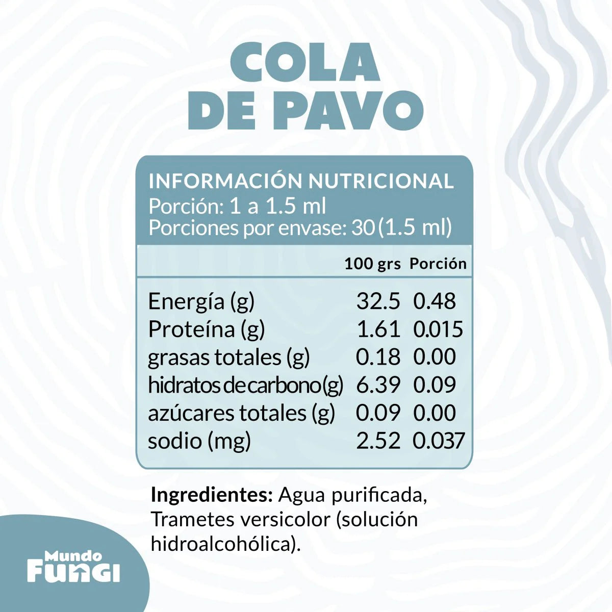 Extracto Cola de Pavo 50Ml