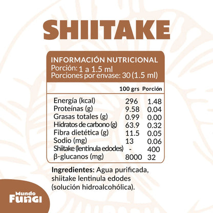 Shiitake Extracto en Gotas 50ml