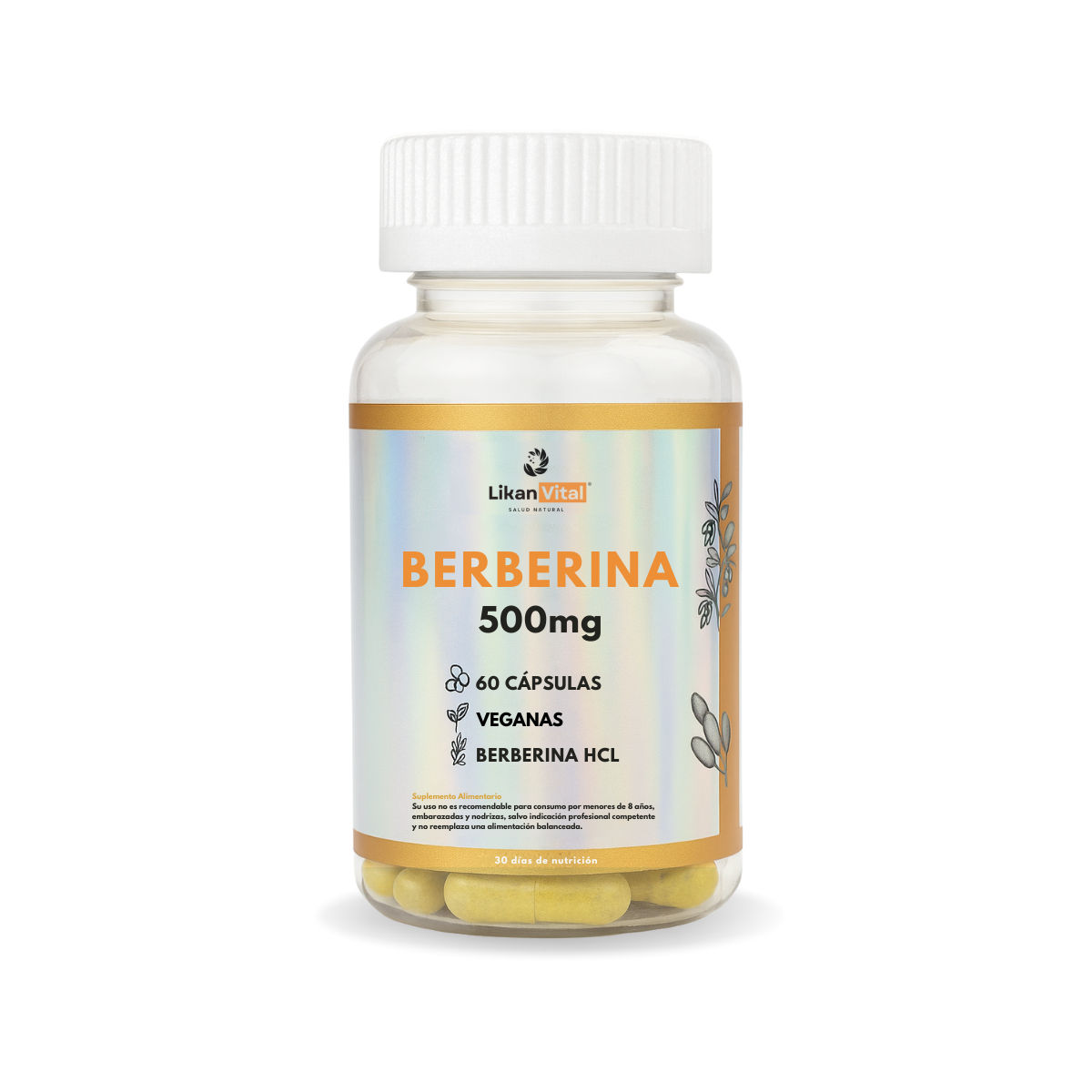 Berberina 500mg - Control Glucosa