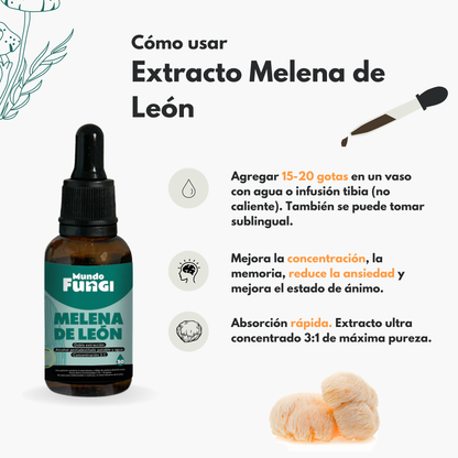 Extracto Melena de león 30 Ml